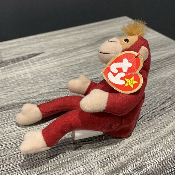 Ty | Teenie Beanie Babies: Schweetheart the Orangutan - Mini Bean Bag Plush - Picture 4 of 11